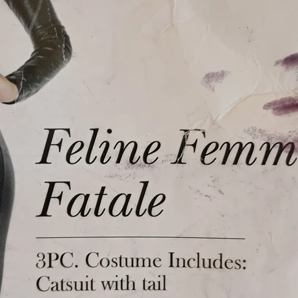 Leg Avenue Catwoman Feline Femme Fatale Costume Large - Picture 4 of 10